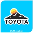 استیکر TOYOTA  