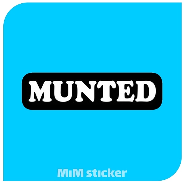 استیکر MUNTED