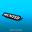 استیکر MUNTED