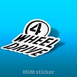 استیکر WHEEL DRIVE