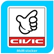 استیکر  CIVIC