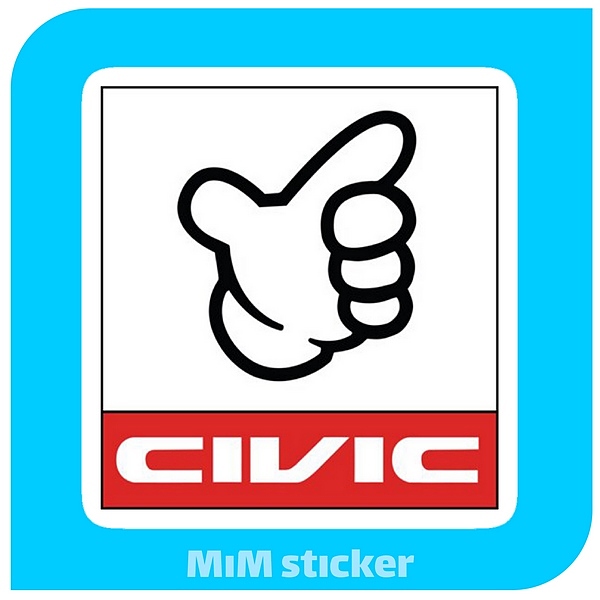 استیکر  CIVIC