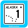 استیکر ALASKA