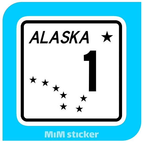 استیکر ALASKA
