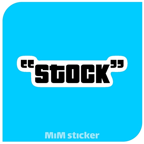 استیکر STOCK
