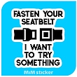 استیکر SEATBELT