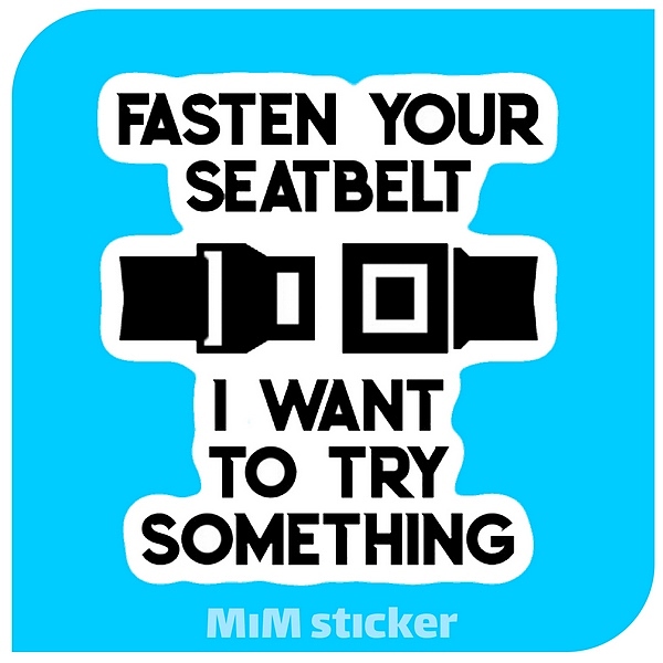استیکر SEATBELT
