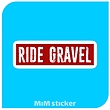 استیکر RIDE GRAVEL