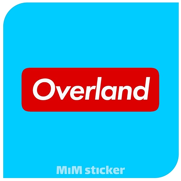 استیکر Overland