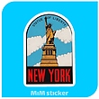 استیکر New York