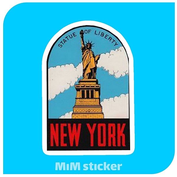 استیکر New York