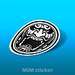 استیکر Retro motocross