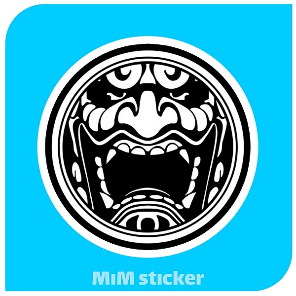 استیکر Retro motocross
