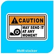 استیکر CAUTION 