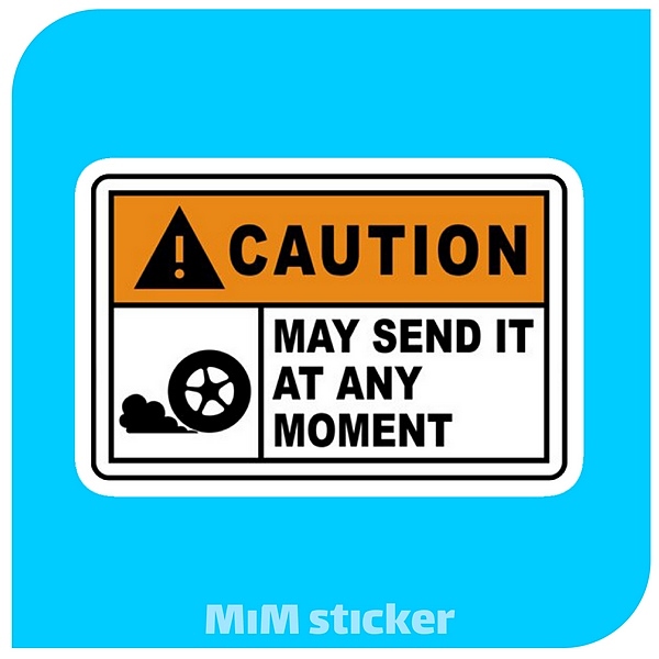 استیکر CAUTION 