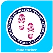 استیکر رد پا 