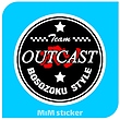 استیکر outcast