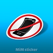 استیکر NO PHONE