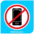 استیکر NO PHONE