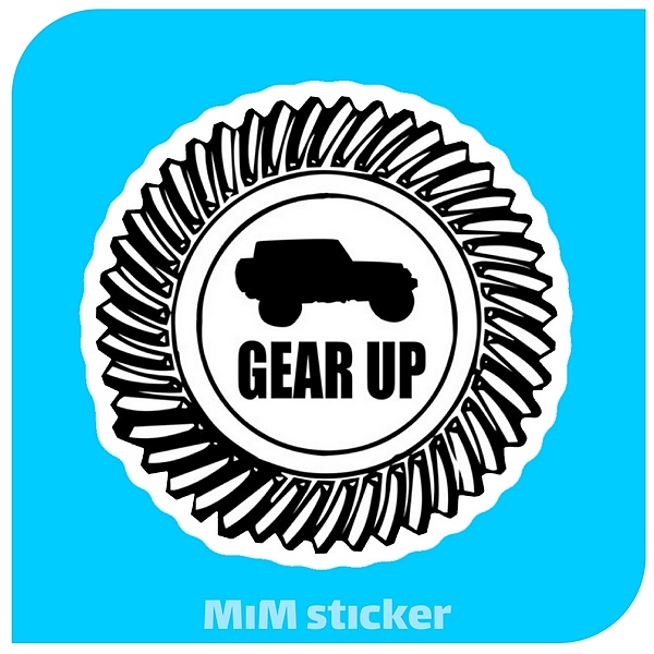 استیکر  GEAR UP
