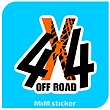 استیکر 4X4