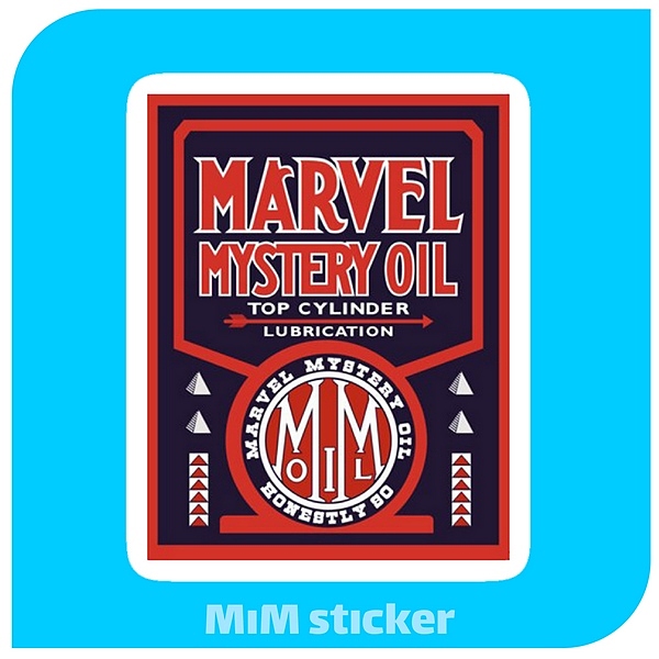 استیکر Marvel Mystery Oil