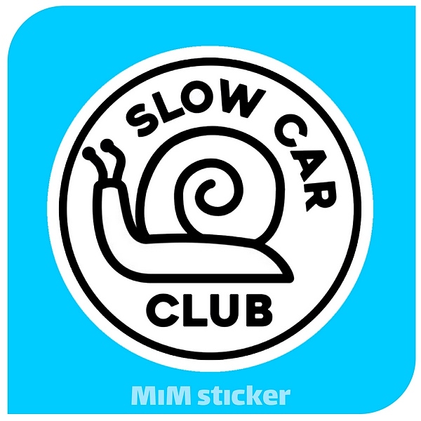 استیکر Slow Car