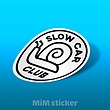 استیکر Slow Car