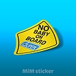 استیکر NO BABY