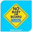 استیکر NO BABY
