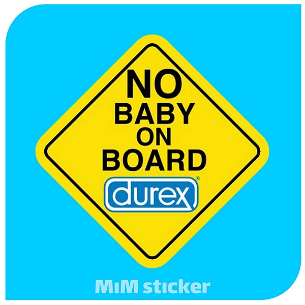 استیکر NO BABY