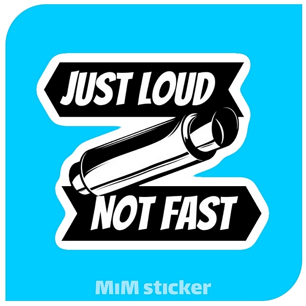استیکر NOT FAST
