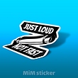 استیکر NOT FAST