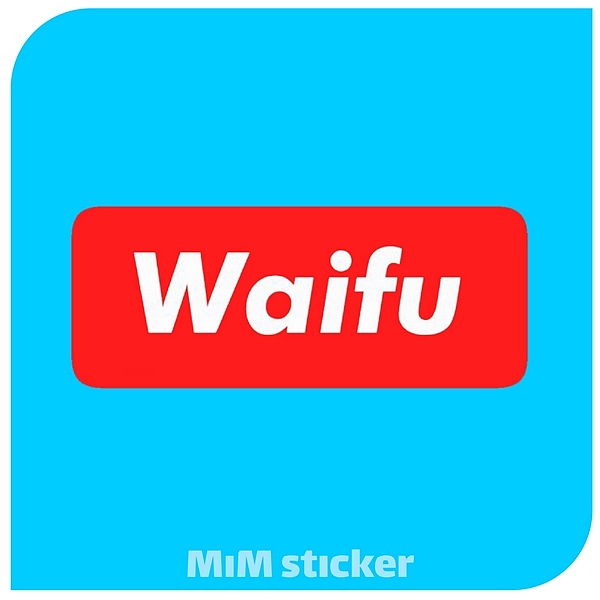 استیکر Waifu
