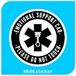 استیکر emotional support car