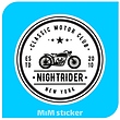 استیکر Night rider