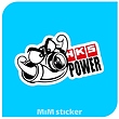 استیکر  POWER