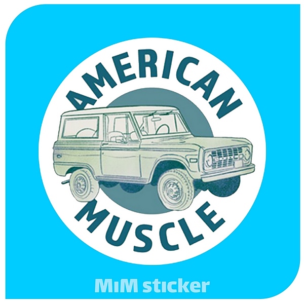 استیکر American Muscle