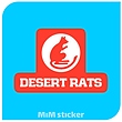 استیکر DESERT RATS