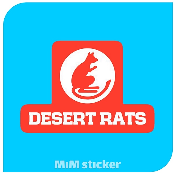 استیکر DESERT RATS