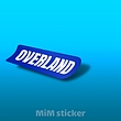 استیکر OVERLAND