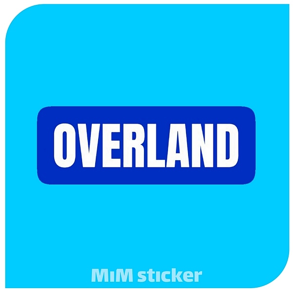 استیکر OVERLAND