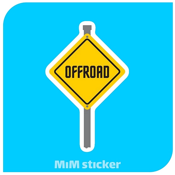 استیکر OFF-ROAD