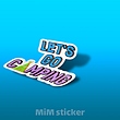 استیکر Lets go camping