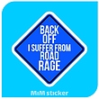 استیکر BACK OFF 