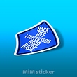 استیکر BACK OFF 