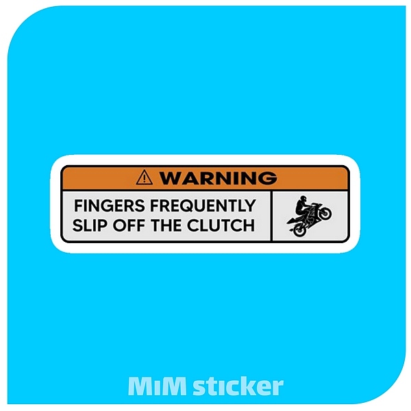 استیکر Warning 
