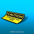 استیکر Caution