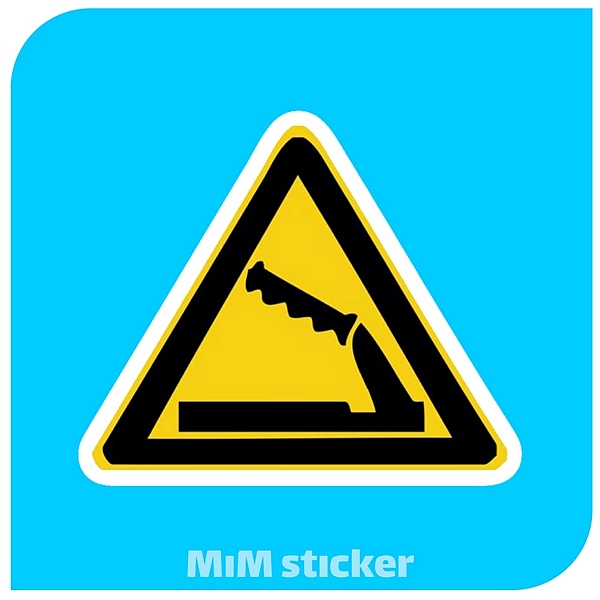 استیکر ترمز دستی Caution