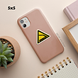 استیکر ترمز دستی Caution